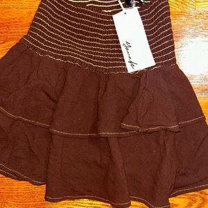 Woman’s Yanak Portofino skirt dark brown (Size XS)